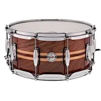 Gretsch drums Gretsch 14" x 6.5" Silver Series Snare Drum Walnut w/ Maple Inlay