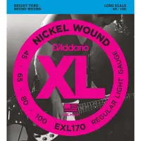 D'Addario EXL170 Bass Guitar Strings Light 45-100 Long Scale