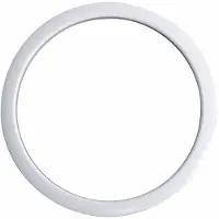 Gibraltar hardware Gibraltar 6" Port Hole Protector White