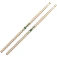 Promark Rebound 5B Raw Hickory Drumsticks Acorn Wood Tip