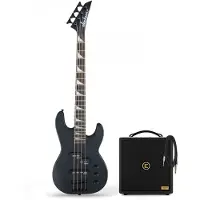 Jackson JS Series Concert Bass Minion JS1X Satin Black & Eden Orbiter 8 Combo