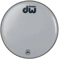 DW Drums DW Bass drum head White coated 22"