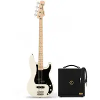 Squier Affinity Precision Bass PJ MN Olympic White & Eden Orbiter 8 Bass Combo Amp