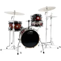 DW Drums Design Series Mini Pro 16 Maple Shell Pack Tobacco Burst