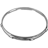 Shaw 13 8 Lug Snare Side Triple Flange Drum Hoop Chrome