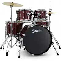 Premier Revolution 20" 5-stk Trommesett Red Sparkle