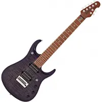 Music Man JP15 Quilt Top 7 String Purple Nebula