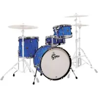 Gretsch drums Gretsch Catalina Club 20" 4pc Shell Pack Blue Satin Flame