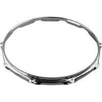 Shaw 14 10 Lug Snare Side Triple Flange Drum Hoop Chrome