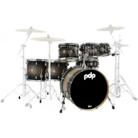 PDP Concept Maple 22" 7pc Shell Pack Satin Charcoal Burst