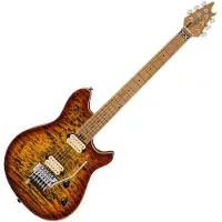 Evh Wolfgang Special QM Baked Maple Fingerboard Tiger Eye Glow