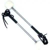 Chalklin Bass Nylon Shaft Thonged 65mm Solid Felt Mallets