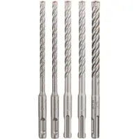 Bosch Accesorios -5x 6/6/8/8/10 Mm Sds-plus Bor Til Vegg 5 Enheter