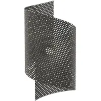 Emibig Vegglampe Spiral, svart, metall, G9, 29 cm høy