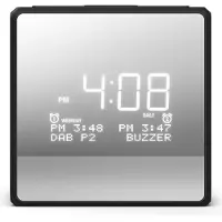 Philips TAR4600/10, Digital vekkerklokke, firkant, Sort, 12/24h, DAB, DAB+, FM, 87,5 - 108 MHz