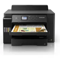 Epson EcoTank L11160 - Skriver - farge - Dupleks - ink-jet - A3 - 4800 x 1200 dpi - opp til 25 spm (mono) / inntil 25 spm (farge) - kapasitet: 550 ark - USB, LAN, Wi-Fi - svart