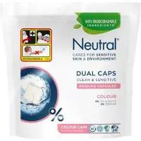 Multi Tøjvask Kapsler Neutral Dual Caps Colour 24 stk Svanemærket/Allergimærket,5 pk x 24 stk/krt