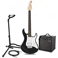 Yamaha Pacifica 012 Black & Line 6 Spider V 20 Pack