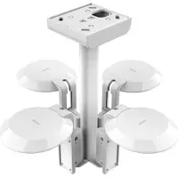 FLEXSON FLXE100CM4011, Tak, Rustfritt stål, Hvit, Tak, 1 ben, 80°