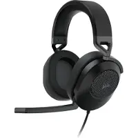 Corsair Gaming HS65 SURROUND - Hodesett - full størrelse - kablet - 3,5 mm jakk - karbon