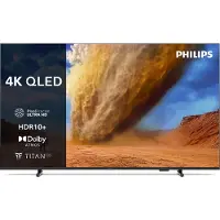 Philips 65PUS7800/12, 165,1 cm (65), 3840 x 2160 piksler, QLED, Smart TV, Wi-Fi, Sort