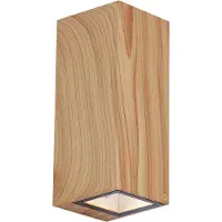 QAZQA Skandinavisk Vegglampe Tre 2-Lys GU10 70mm IP54 - Baleno