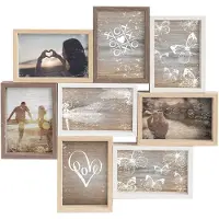 Nielsen Design Collage Mixed Colors 8 15x10 Cm Wood Photo Fotoramme