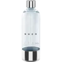 Smeg SKSB01, Kullsyreflaske, Rustfritt stål, Transparent, Plast, 1000 ml, 0,8 L, 0,8 L