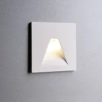 Deko-light LED innfelt vegglampe SET Alwaid, hvit 8 x 8 cm vinkel 2 700 K