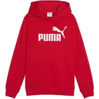Puma ESS No. 1 Logo Hoodie Youth, Clothing, Red, 15-16Y