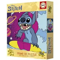 Educa Stitch 3d-lenticular Puslespill 500 Stykker