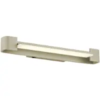 HELL LED-vegglampe Box, dreibar, sand