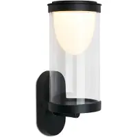 Briloner Utendørs LED-vegglampe 3930015, svart, berøringsdimmer