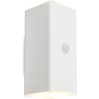 Briloner LED-batteridrevet utendørs LED-vegglampe, hvit, sensor, opp/ned