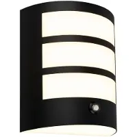 Briloner LED utendørs-vegglampe 3793015, svart, dimbar, IP44