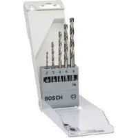 Bosch Accesorios Hss-g Hexagonal 2-6 Metallbor 5 Enheter