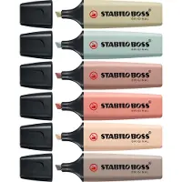 Stabilo BOSS ORIGINAL Nature Colors 6-pk