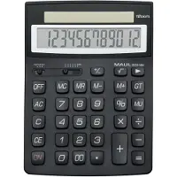 MAUL ECO 950, Lomme, Grunnleggende, 12 sifre, 1 linjer, Solar, Sort