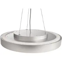 Deko-light Menkar LED-hengelampe, sølvfarget, Ø 60 cm, CCT, opp/ned