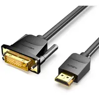 Vention Kabel HDMI do DVI (24+1) ABFBI 3m, 4K 60Hz/ 1080P 60Hz (Czarny)