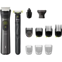 Philips Multigroom Series 9000 13-i-1 Ansikt, hår og kropp MG9530/15 Selvslipende metallblad Kjøretid opptil 120 min.