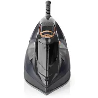 Nedis IRON1000, Tørr-strykejern, Keramisk strykesåle, 1,9 m, Lilla, 25 g/min, 0,26 l