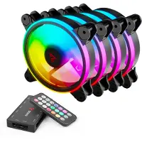 Savio Fan-01 Argb 120 Mm Vifte 4 Enheter