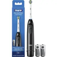 Oral-B batteri tannbørste svart tannbørste for voksne 409809 (409809)