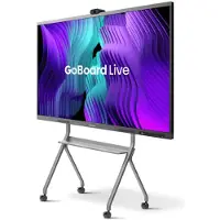 Hisense GoBoard Live 65MR6DE - 65 Diagonalklasse MR6DE Series LED-bakgrunnsbelyst LCD-skjerm - interaktiv - med built-in interactive whiteboard, touchscreen (multi touch), 4K camera and 8-microphone