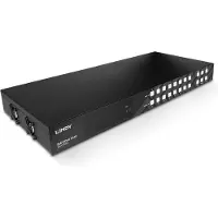 Lindy 38334, AV-matrisevelger, 3840 x 2160 piksler, 18 Gbit/s, DTS, LPCM, Svart, Metall