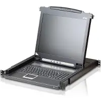 Aten 19" KVM-konsoll og 17" LCD-skjerm, 1U