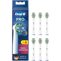 Oral-B Deep Cleaning, 6 stykker, Hvit, 3 måned(er), , Boks