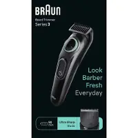 Braun Hårklipper Styler BT3411 Svart/grønn