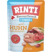 Rinti Økonomipakke Kennerfleisch-poser 20 x 400 g - Junior Kylling